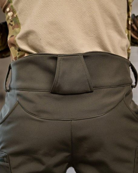 Тактичні штани софтшел DRAFT висока талія олива ВТ7616 | Зображення 2