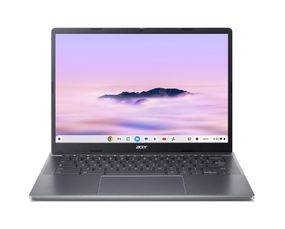 Ноутбук Acer Chromebook Plus CB514-4H 14' FHD IPS, Intel i3-N305, 8GB, F512GB, UMA, ChromeOS, сірий (NX.KUZEU.001)