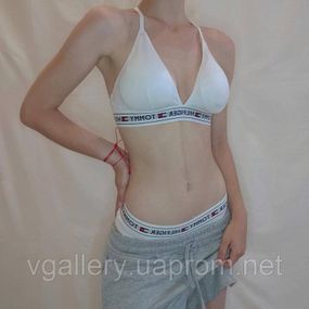 Жіночий комплект білизни ТН, жіночий комплект ТН (Топ+Брифі) L, Білий