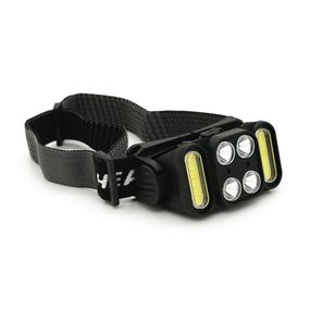 Налобний ліхтарик Voltronic K362, 4 led 5W, 2 Led Cob, red, sensor, 6 режими, корпус-пластик, водостійкий, ip44, живлення АКБ