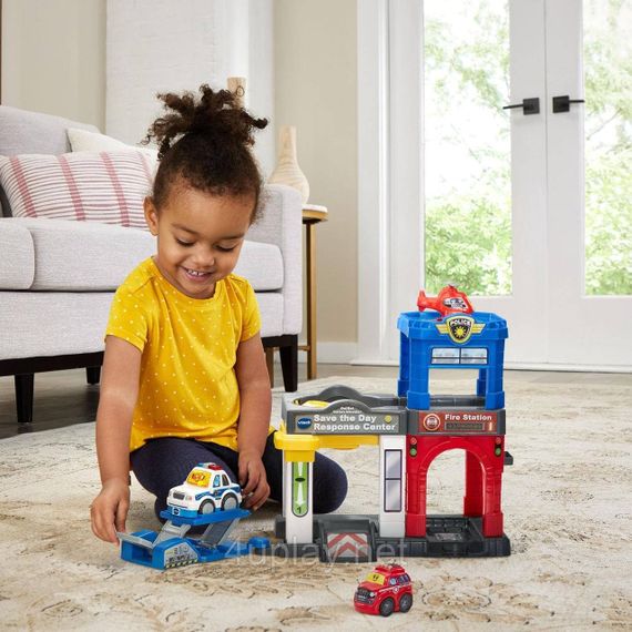 Игровой набор VTech Go! Go! Smart Wheels Служба спасения Центр реагирования Save The Day Response Center | Зображення 7
