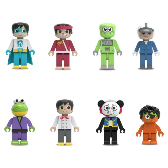 Набор мини-фигурок Just Play Ryan's World 8-Piece Mini Collectible Figure Set | Зображення 1