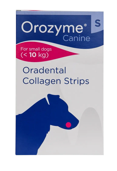 Жувальні смужки для собак Orozyme для гігієни ротової порожнини, розмір S для малих порід до 10 кг