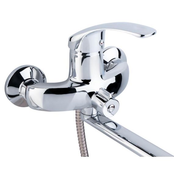 Смеситель для ванны Lidz Mars 005 с поворотным изливом (c душевым гарнитуром) (k40) LDMAR005CRM34853 Chrome | Зображення 2