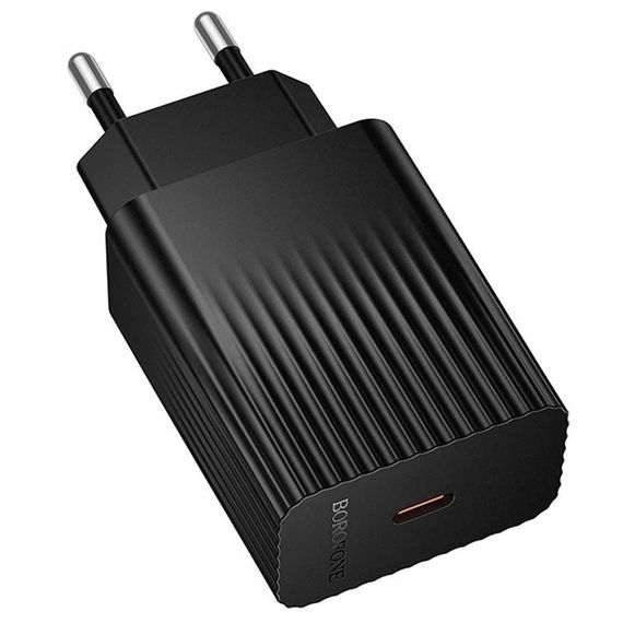 МЗП Borofone BAS73A Source PD20W (1USB-C) Black | Зображення 1