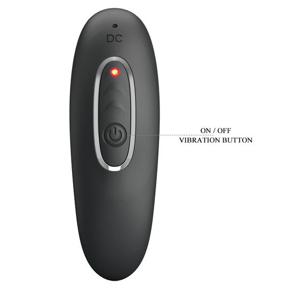 Массажер простаты Pretty Love Remington с пульсацией, черный, 11 х 2.8 см Sex Aura | Зображення 5