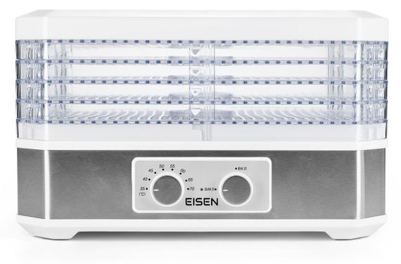Сушарка для фруктів і овочів Eisen EFD-055W електрична 500 Вт білий