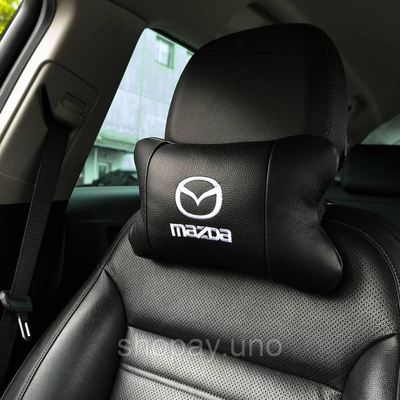Оригинальный подарок автомобилисту Mazda, Подушка для голови в авто, Подушки для шеи на подголовник GF-60 | Зображення 7