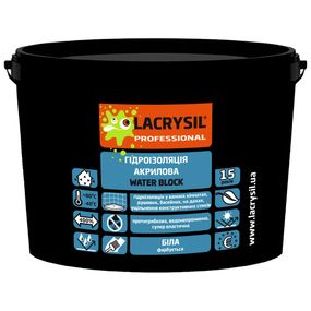Мастика гідроізоляційна “WaterBlock” 6кг Lacrysil
