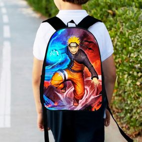 Рюкзак дитячий Аніме Наруто Удзумакі, 34х27см, міський ранець для хлопчика з принтом (00338)