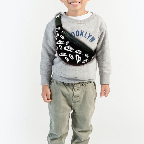 Сумка-бананка  "NIKE"с принтом ,35х15см,детская,молодежная (00020)