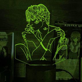 Акриловий світильник-нічник The Rose Усон Кім зелений tty-n002243