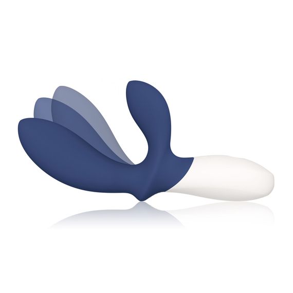 Массажер простаты LELO Loki Wave 2 Base Blue, 2 мотора, манящее движение + вибрация | Зображення 1