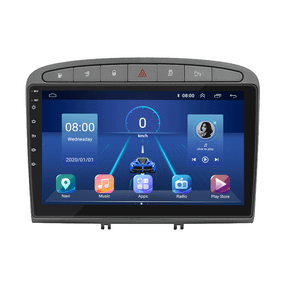 Штатная магнитола 9" Lesko для Peugeot 408 I Рестайлинг 2017-н.в. 6/128Gb 4G Wi-Fi GPS Top Пежо