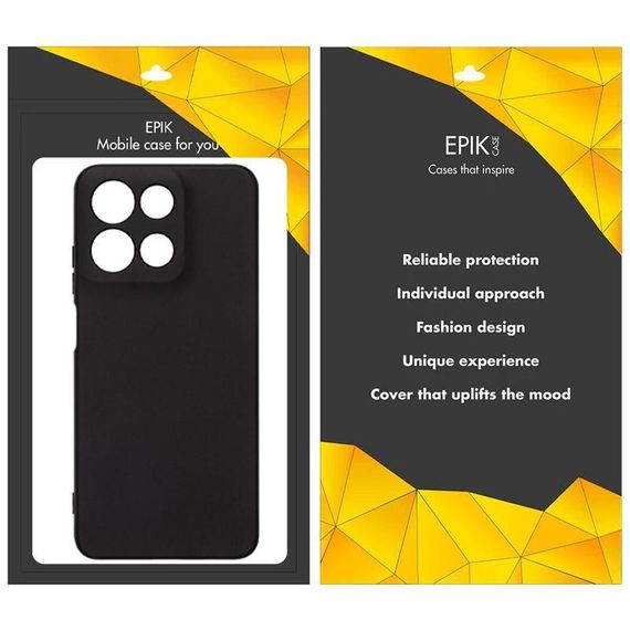 Чехол TPU Epik Black Full Camera для Motorola Edge 60 Pro Черный | Зображення 1