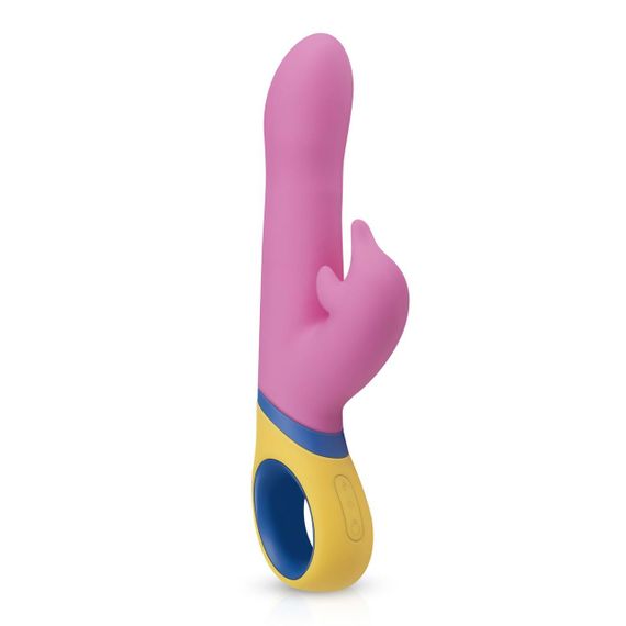 Вібратор-кролик PMV20 Dolphin Vibrator: Ротація стовбура, подвійна стимуляція, кліторальний стимулятор "Дельфін" | Зображення 1