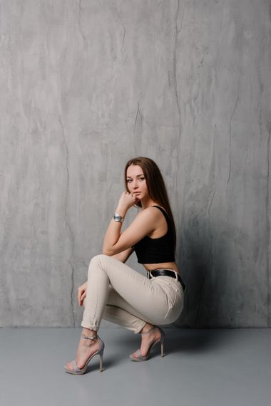 Женские босоножки Fashion Worthy 3996 40 размер 255 см Серый | Зображення 7