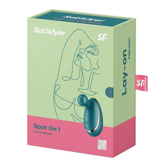 Вібратор для зовнішньої стимуляції Satisfyer Spot On 1 Green, гнучкий відросток | Зображення 4
