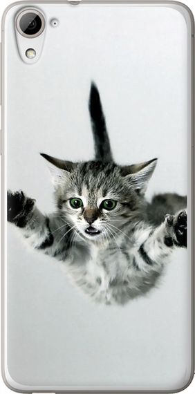 Чехол на HTC Desire 826 dual sim Летящий котёнок "2322u-312-17620"