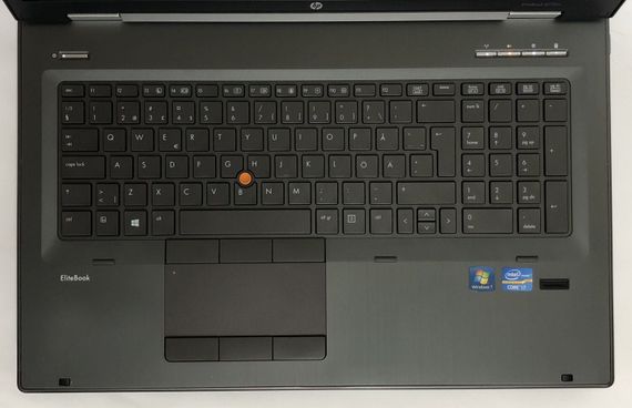 Мобильная рабочая станция HP EliteBook 8770w / 17.3" (1920x1080) TN / Intel Core i7-3740QM (4 (8) ядра по 2.7 - 3.7 GHz) / 16 GB DDR3 / 256 GB SSD / nVidia Quadro K3000M, 2 GB GDDR5, 256-bit / WebCam / DVD-ROM б/у + Подарок Флеш-накопитель Kingston 64GB | Зображення 7