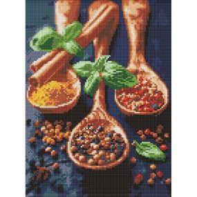 Алмазная мозаика "Изящные специи" AMO8031, 30х40 см