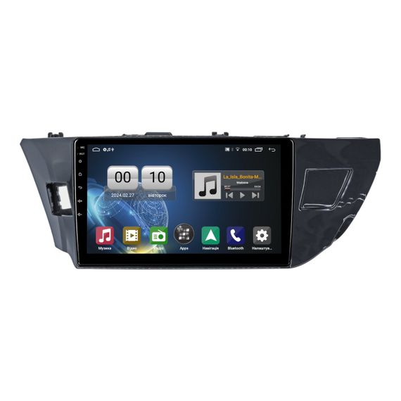 Штатна магнітола серії QIV Q1 під Toyota Corolla 11 2012-2016 (F1) (W2) 10 дюймів