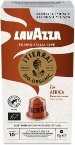 Nespresso капсули Lavazza Tierra Africa 10 шт Алюміній з нотками шоколаду