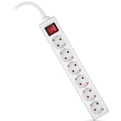 Сетевой фильтр питания REAL-EL RS-6 Protect M 3m, white (EL122300033) | Зображення 5