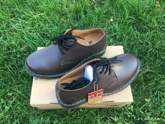 Ботинки полуботинки туфли Dr. Martens 1461 (Коричневые) Размер 41 42 43 45 | Зображення 8