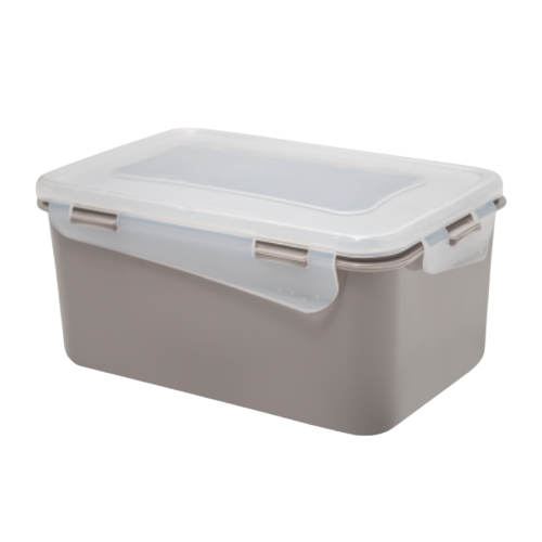 Контейнер універсальний 2,5 л прямокутний какао/прозорий Фієста Алеана