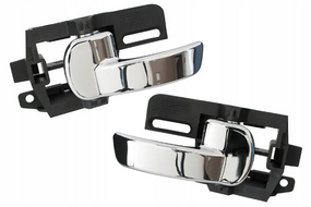 Nissan Qashqai (від 2007-) ліва + права передні ручки внутрішні хромовані (комплект 2 шт), Ніссан Кашкай