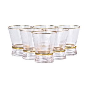 Набір із шести склянок об'ємом 300 мл для лимонаду, соку та коктейлів HP-16-5