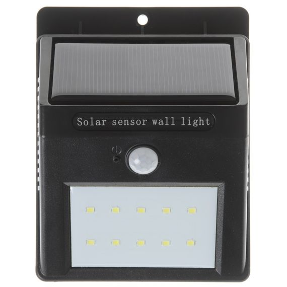Светильник на солнечной батарее с датчиком движения с аккумулятором LED IP65 HL-40/2W SMD CW | Зображення 4