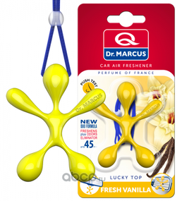 Ароматизатор в машину LUCKY TOP свіжа ваніль (Fresh Vanilla) (підвіс) 054533 пахучка в авто, автопарфюм1