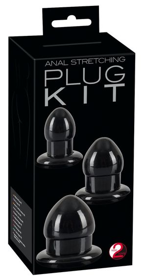 Анальні пробки - Anal Stretching Plug Kit Sex Aura | Зображення 5
