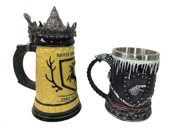 Подарочный набор Кружка Game Of Thrones House Герб Баратеонов Игра Престолов и Winter Is Coming Stark | Зображення 1