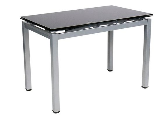 Стеклянный раскладной стол Венди серый XS-1025, 80/130х65 см | Зображення 2