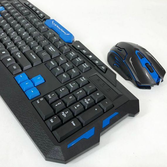 Бездротові клавіатури HK-8100, Ігровий комплект миша та клавіатура usb, Набір GI-951 для геймерів | Зображення 2