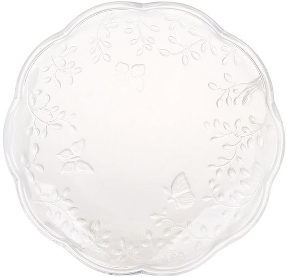 Набір 6 скляних тарілок "Butterfly" Ø19.5см