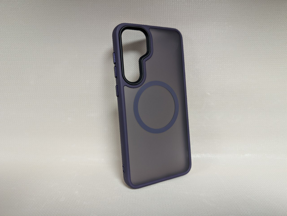 Чохол для Samsung Galaxy S25 Plus / Самсунг Гелакси С25 Плюс, WAVE, матовий, soft-touch, MagSafe, фіолетовий