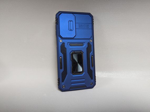 Чохол Samsung A07 Протиударний Camera Slide Ring NEW синій