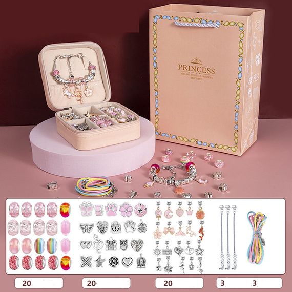Детский набор для рукоделия, плетение ожерелья и браслеты PRINCESS | Зображення 6