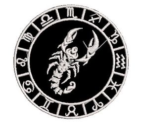 Шеврон знак зодіаку СКОРПІОН