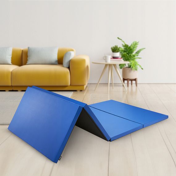 Мат гімнастичний складаний 4FIZJO XL 240 x 120 x 5 см Blue (P-5907739319715) | Зображення 5