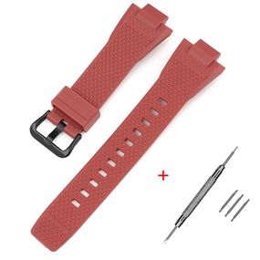 Ремешок для Casio G-Shock GST-B400 Red BK