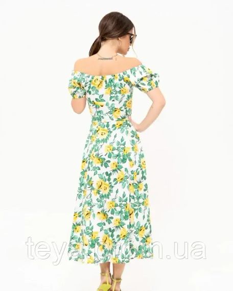 Плаття для жінок колір білий розмір L FI_007694 | Зображення 2