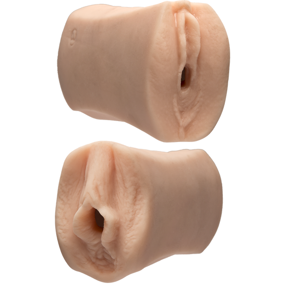 Мастурбатор двосторонній Doc Johnson Jessie Andrews / Julia Ann Ultraskyn, вагіна/вагіна