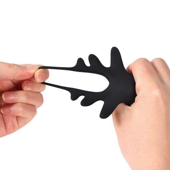 КІЛЬЦЕ ЕРЕКЦІОННЕ "Kitty vibrating cock ring", 10 режимів вібрації Sex Aura | Зображення 3