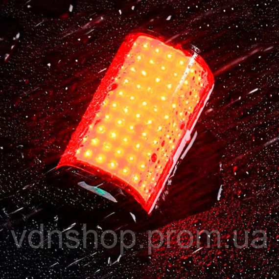 Стоп-сигнал з миготливим світлом WQB-514, Мигалка задня на акумуляторі для велосипеда GB-67 | Зображення 5