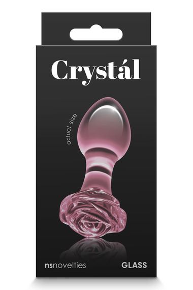 Скляна пробка NS Novelties CRYSTAL ROSE PINK | Зображення 1